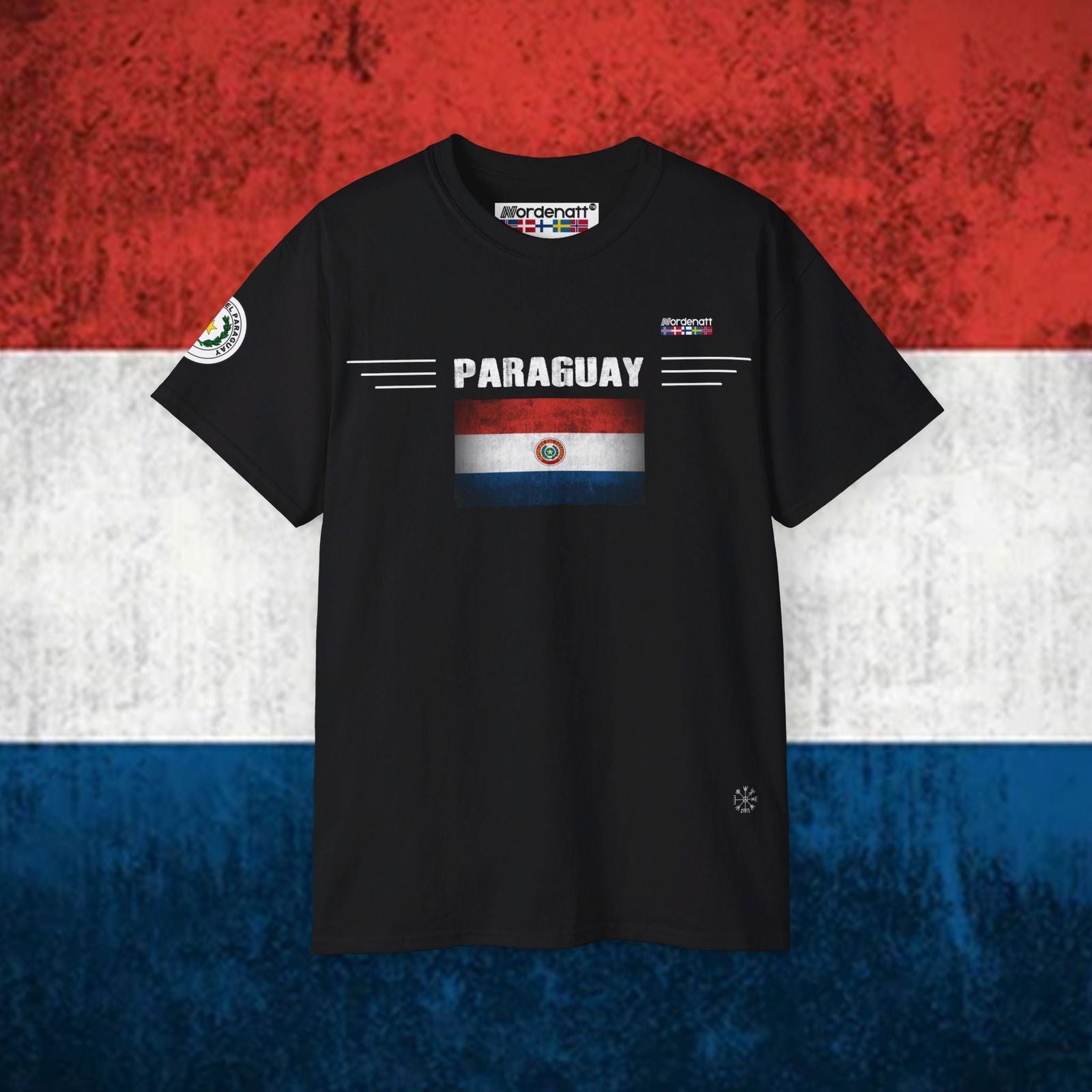 Paraguay Premium Flag T-Shirt - Nordenatt TM