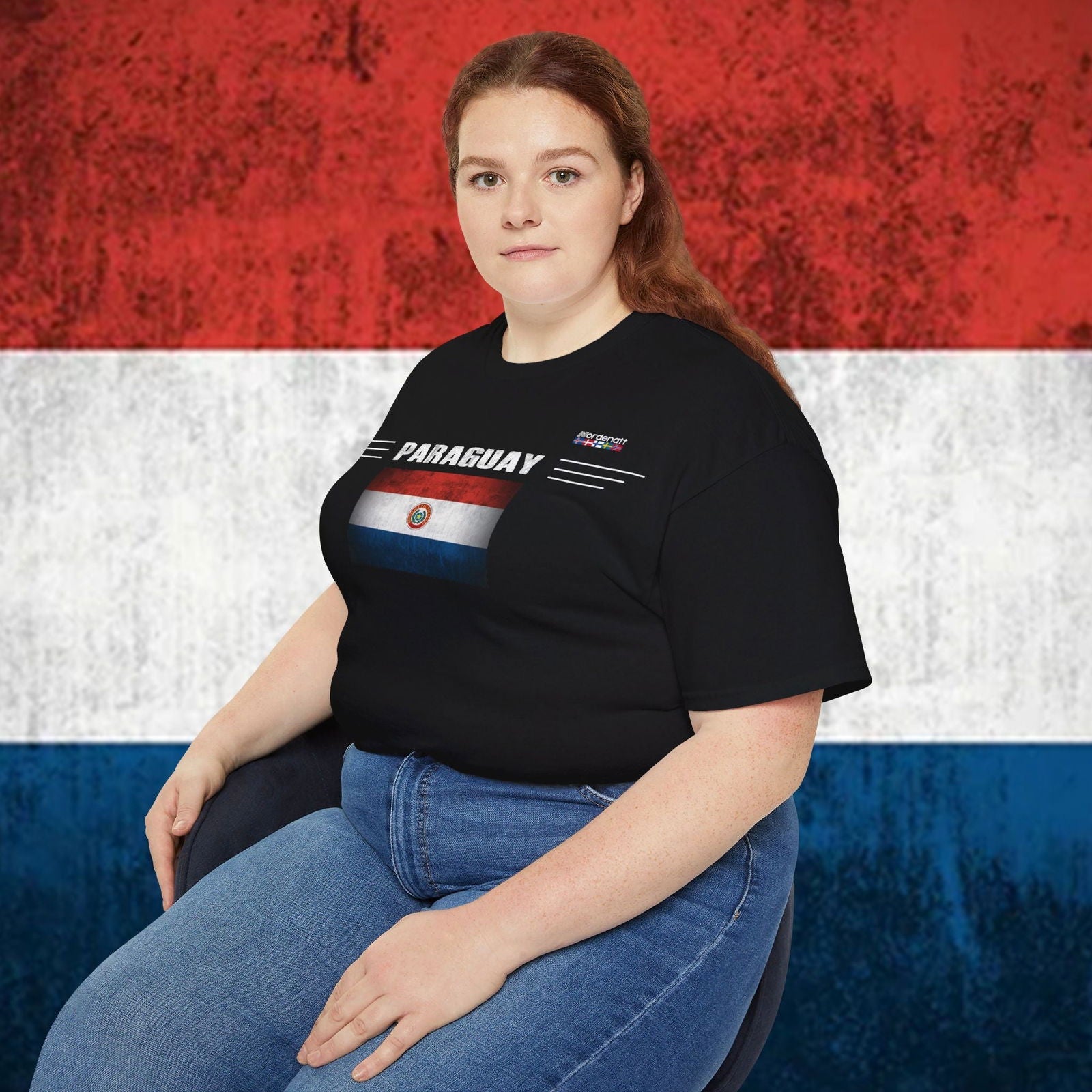 Paraguay Premium Flag T-Shirt - Nordenatt TM