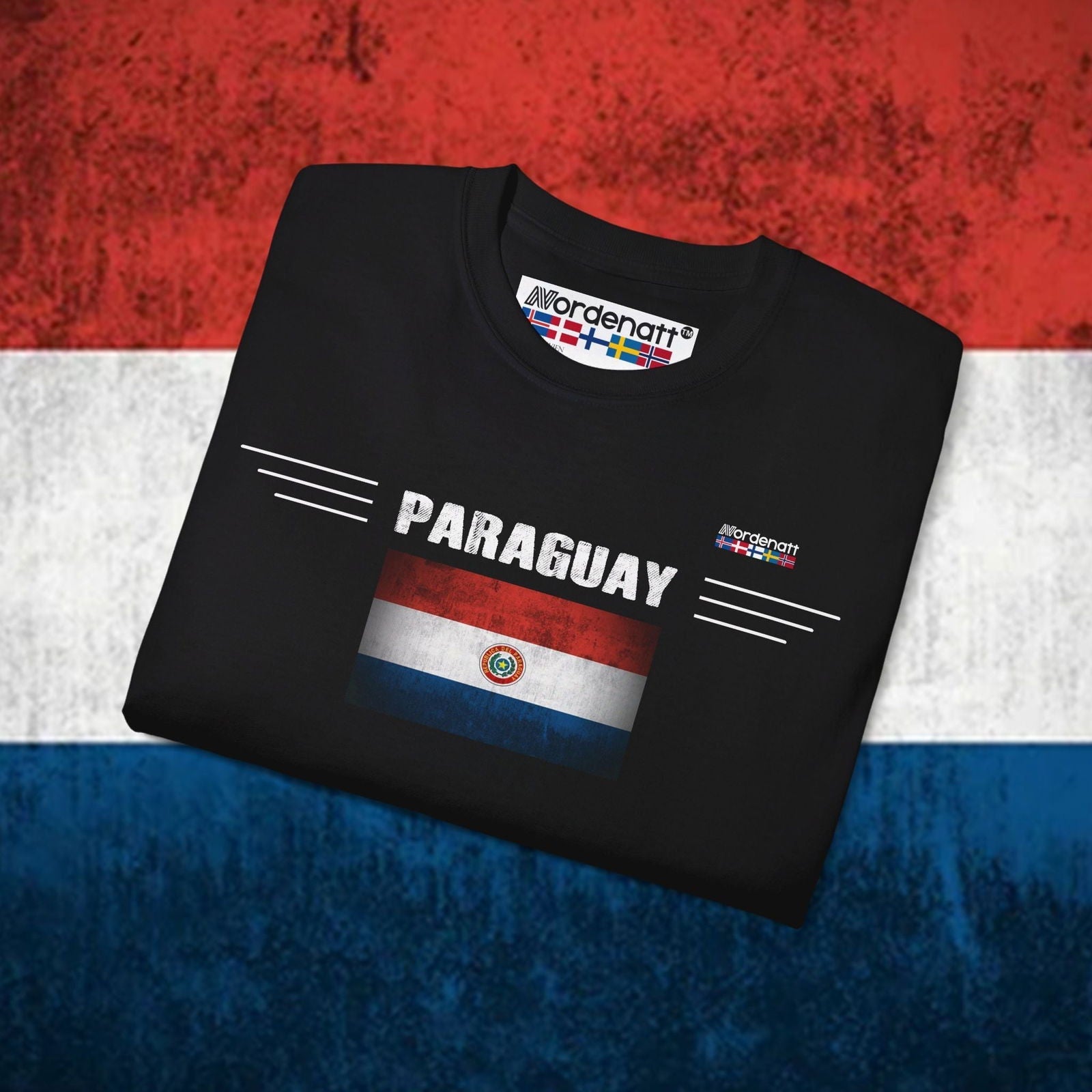 Paraguay Premium Flag T-Shirt - Nordenatt TM