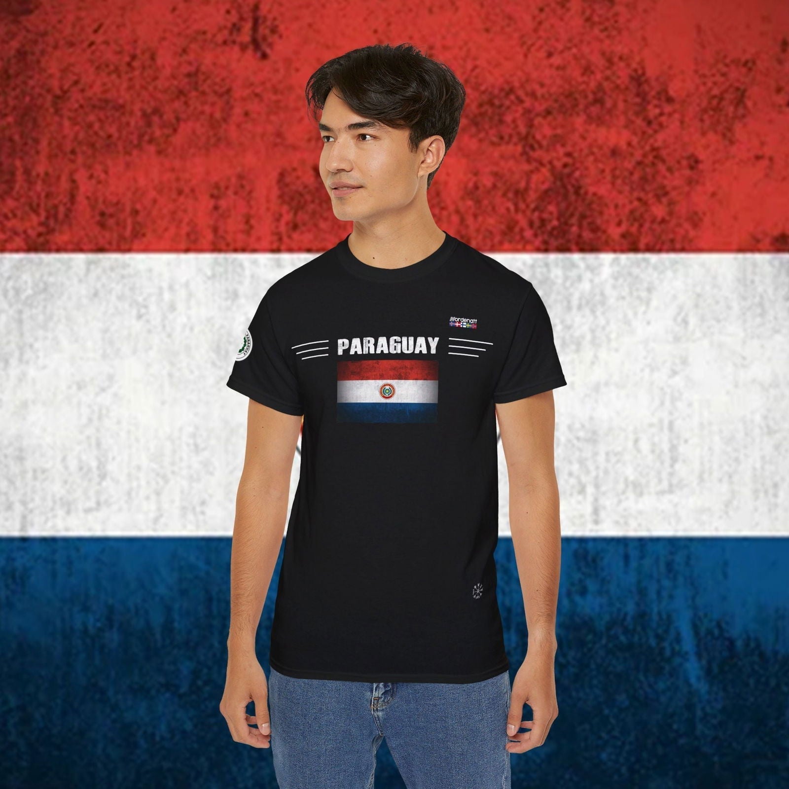 Paraguay Premium Flag T-Shirt - Nordenatt TM