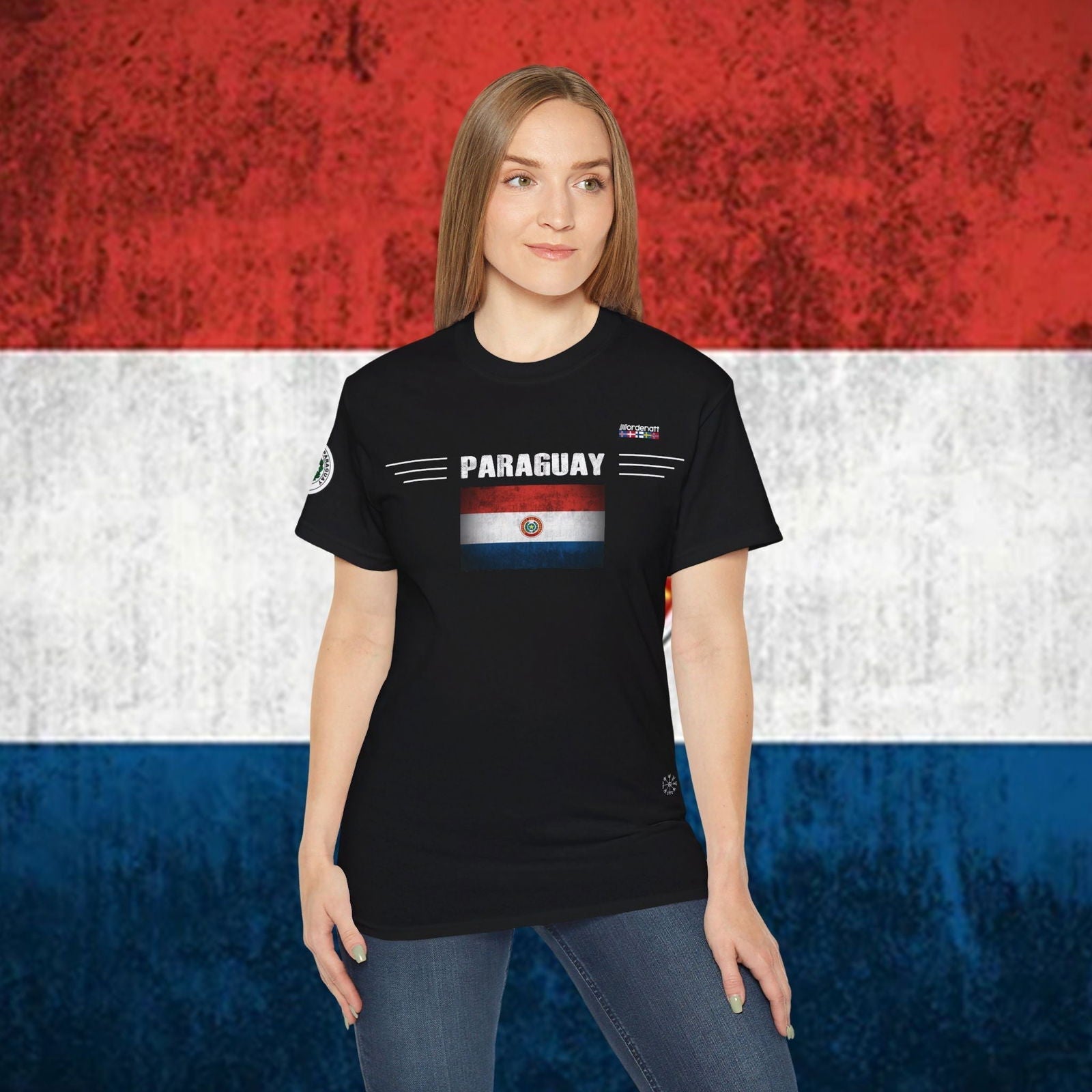 Paraguay Premium Flag T-Shirt - Nordenatt TM