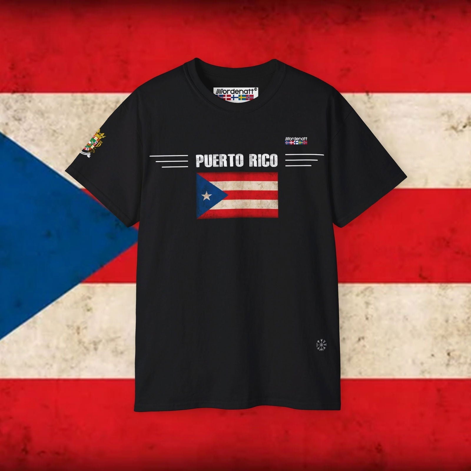 Puerto Rico Soft Cotton Heritage Tee - Nordenatt TM