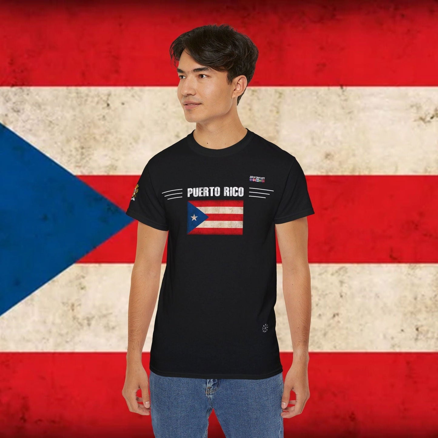 Puerto Rico Soft Cotton Heritage Tee - Nordenatt TM