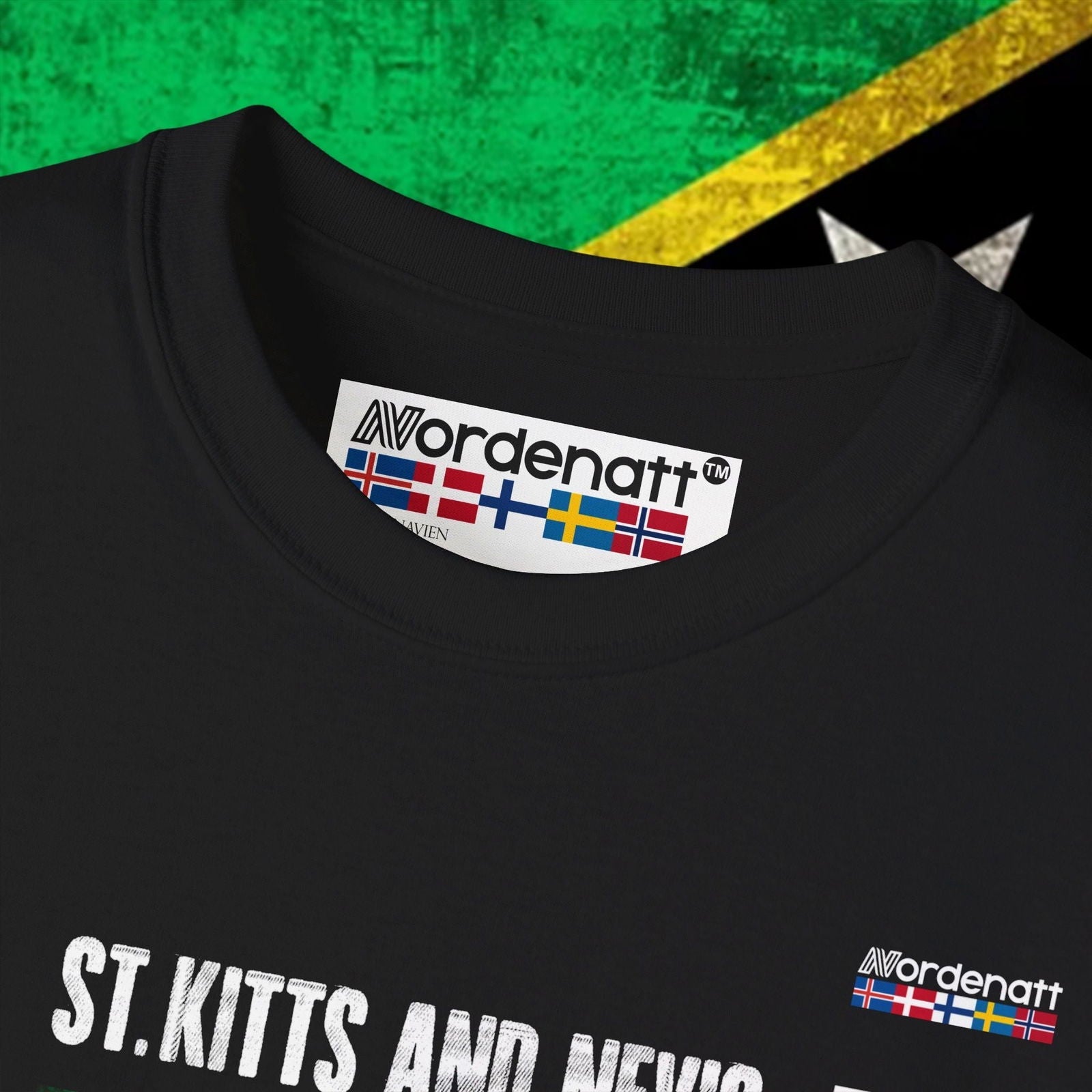 Saint Kitts and Nevis Soft Cotton T-Shirt - Nordenatt TM