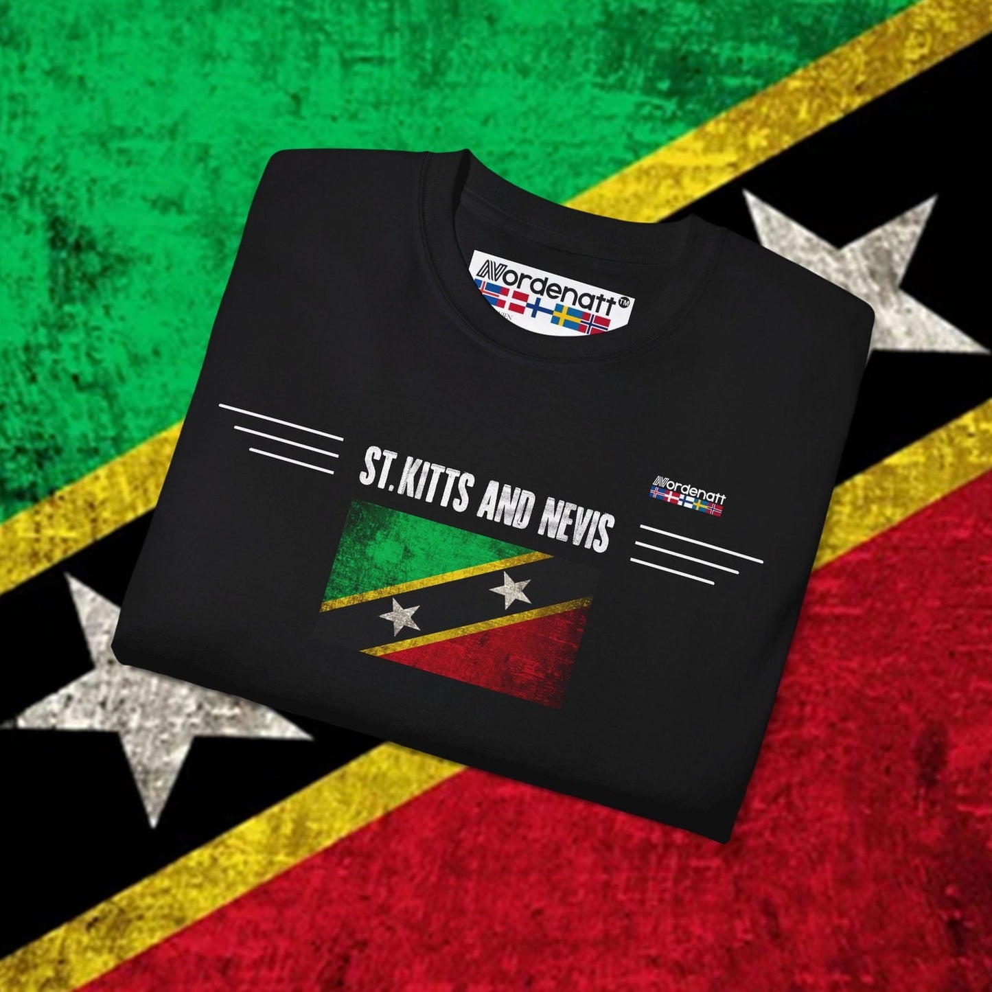 Saint Kitts and Nevis Soft Cotton T-Shirt - Nordenatt TM