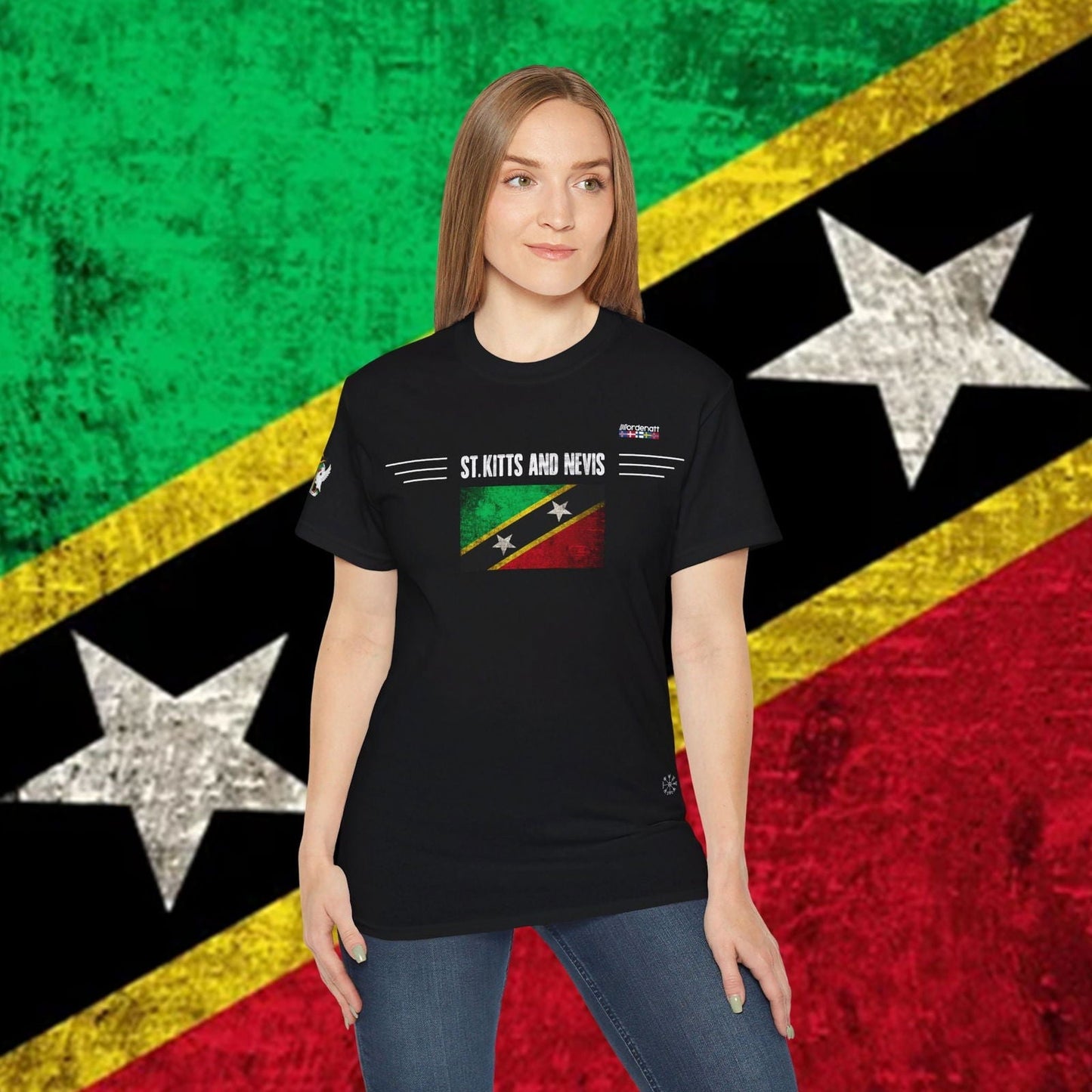 Saint Kitts and Nevis Soft Cotton T-Shirt - Nordenatt TM