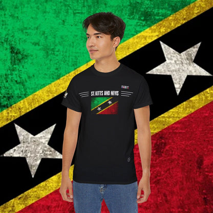 Saint Kitts and Nevis Soft Cotton T-Shirt - Nordenatt TM