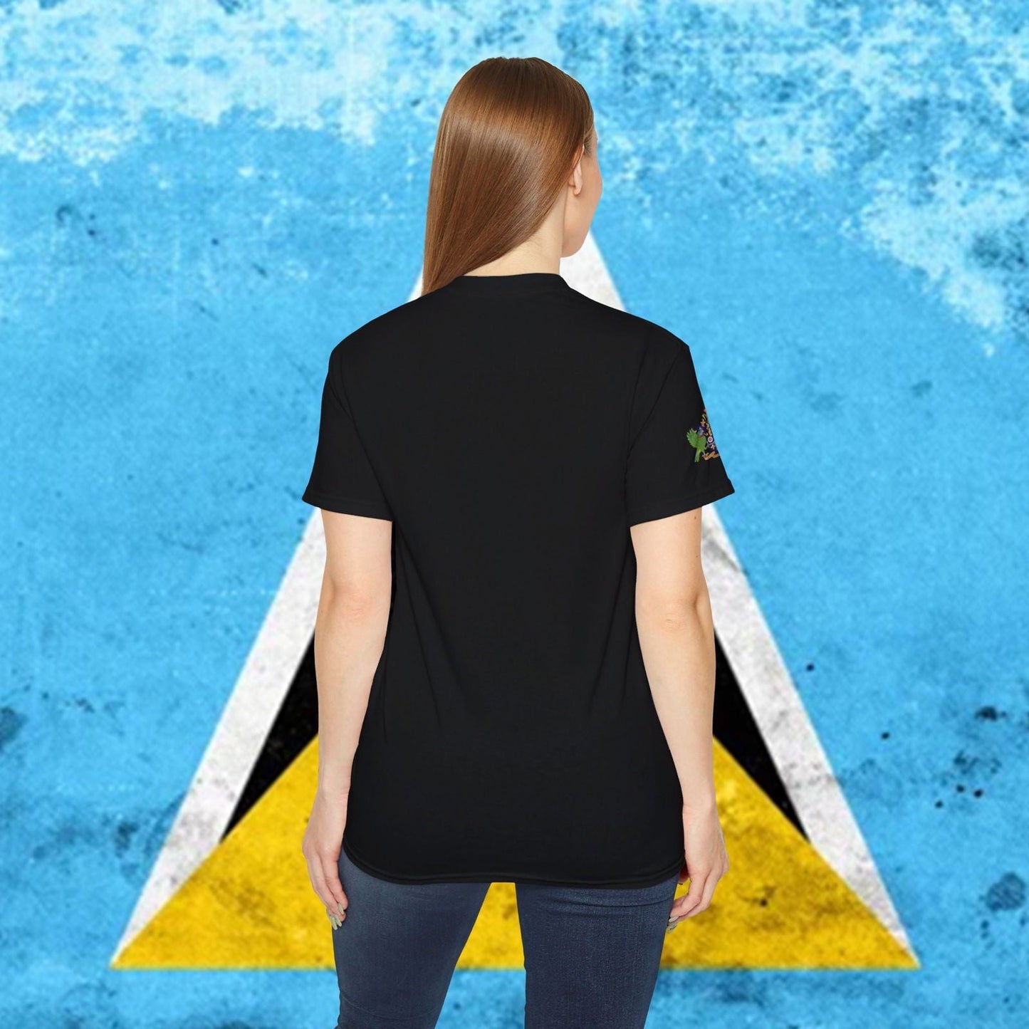 Saint Lucia Flag Heritage Tee - Nordenatt TM