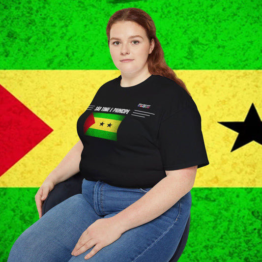 Sao Tome and Principe Flag Heritage Tee - Nordenatt TM