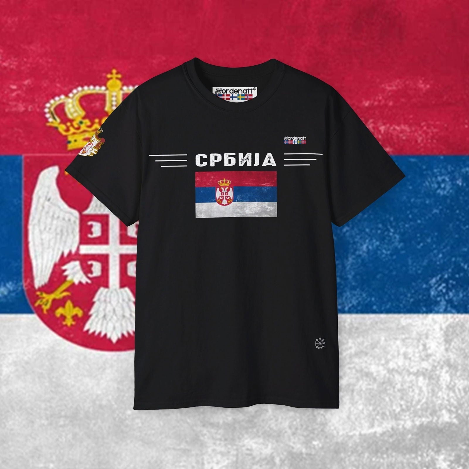 Serbia Soft Cotton T-Shirt - Nordenatt TM