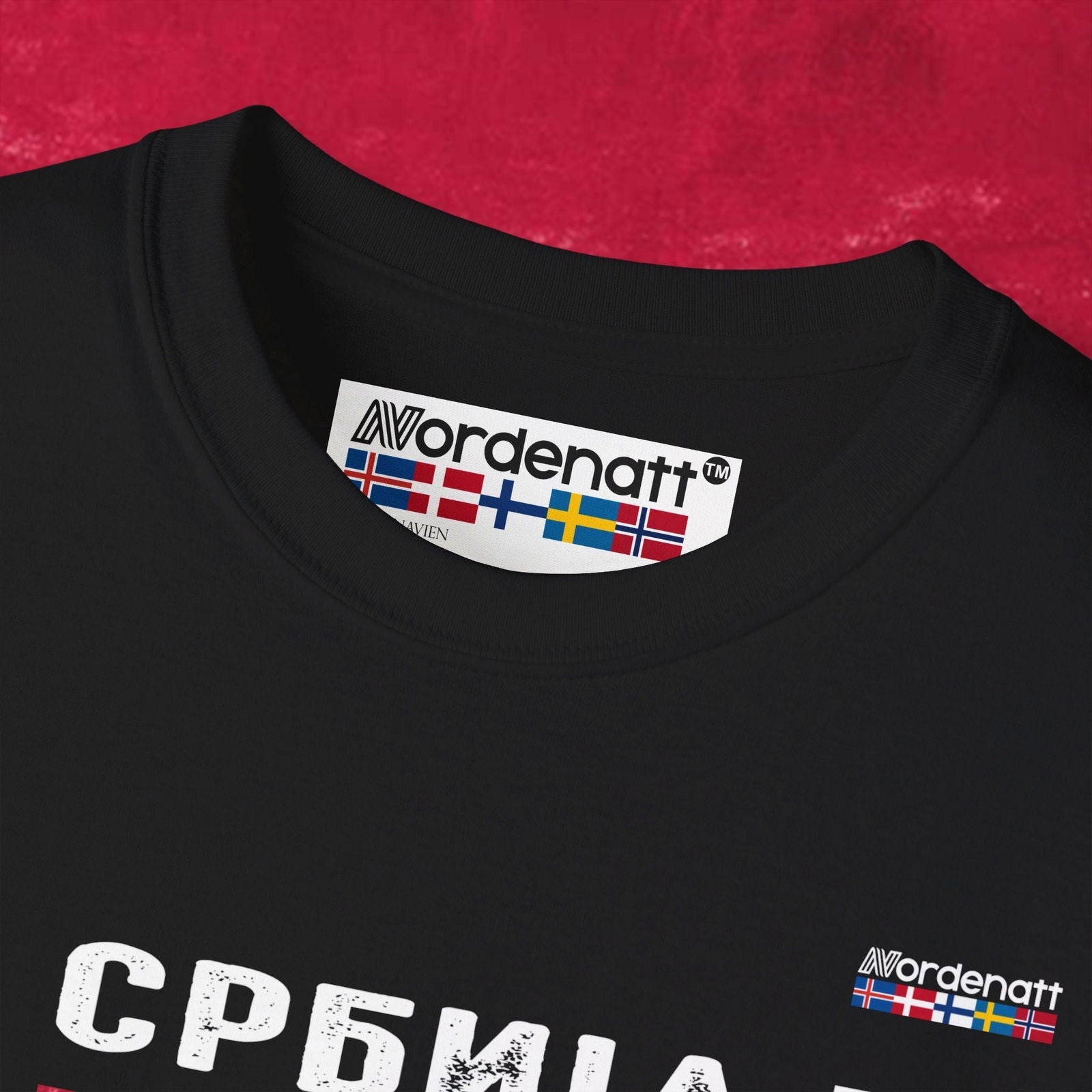 Serbia Soft Cotton T-Shirt - Nordenatt TM