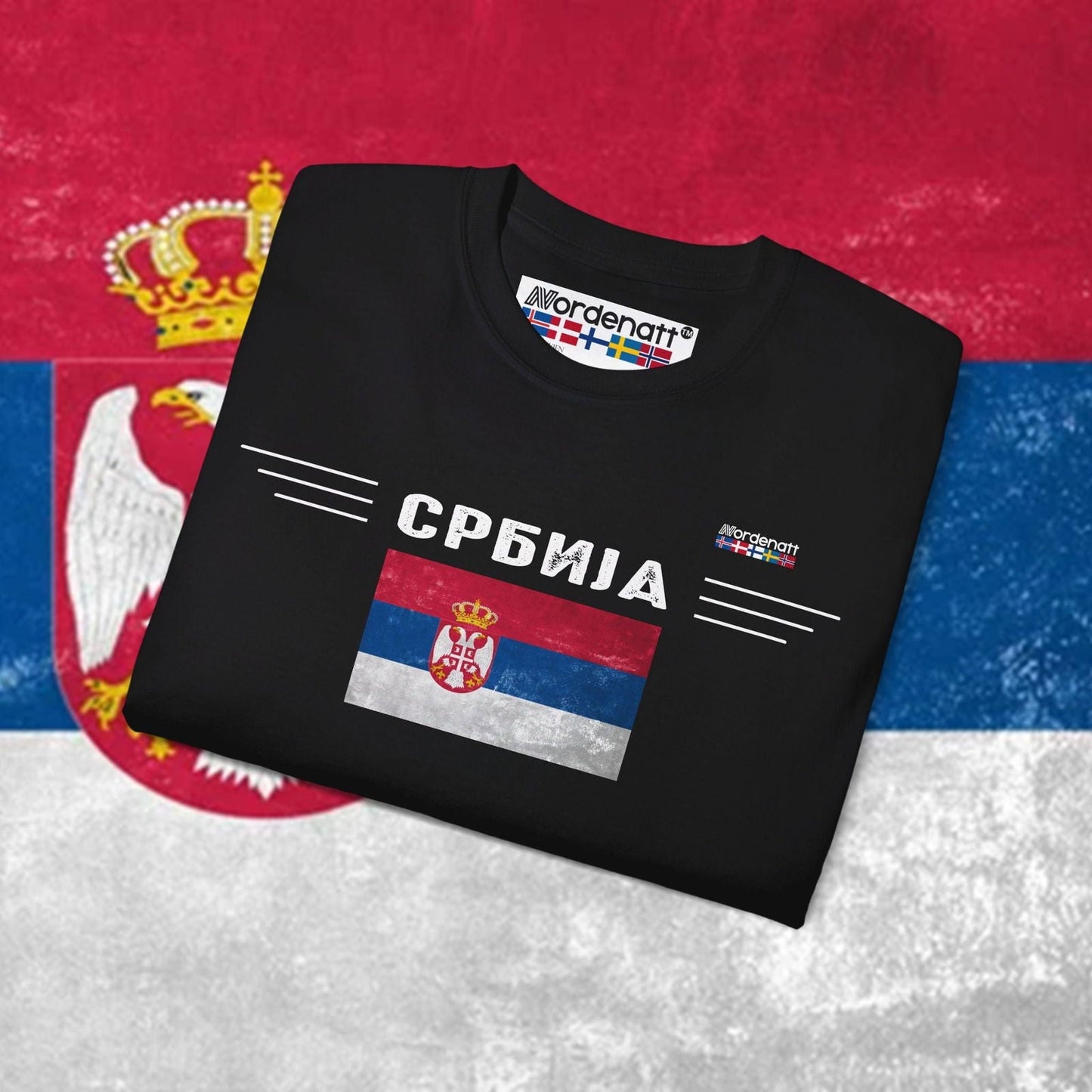 Serbia Soft Cotton T-Shirt - Nordenatt TM