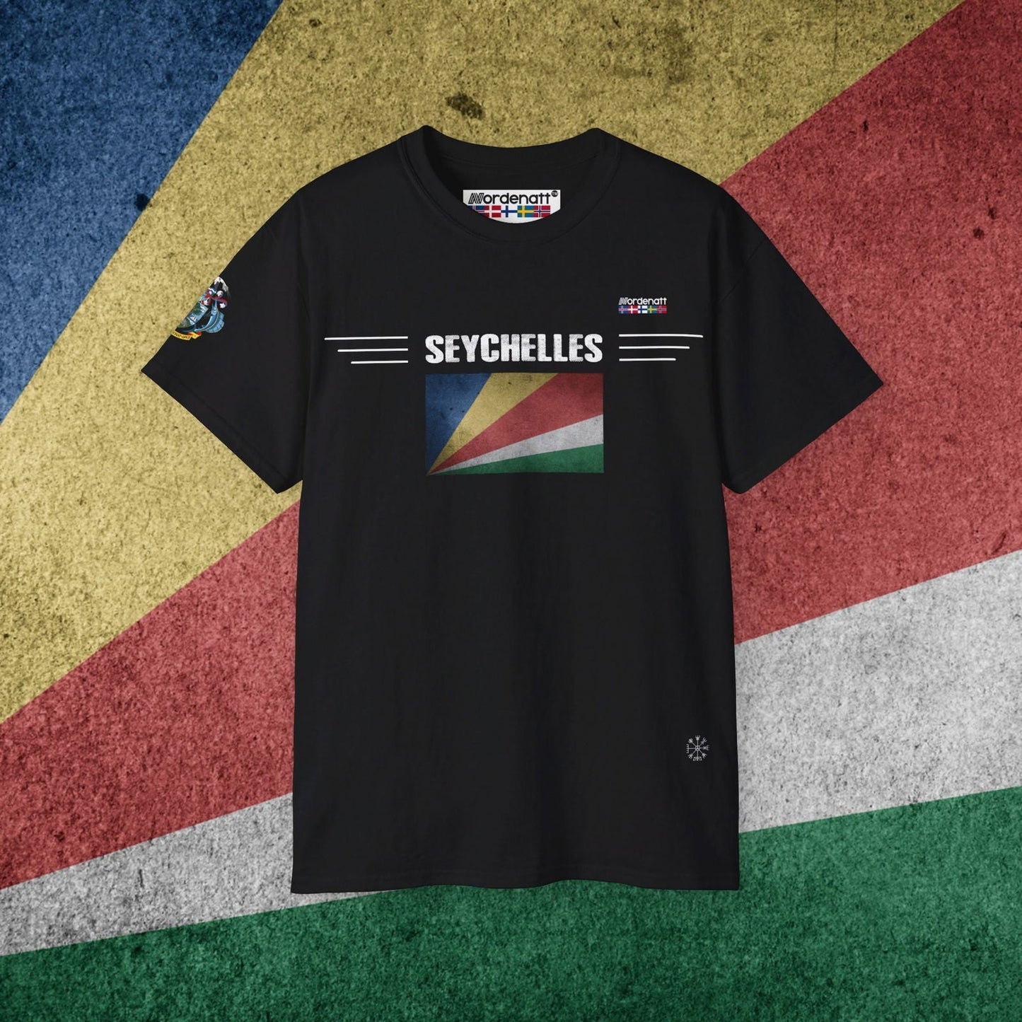 Seychelles Flag Premium Tee - Nordenatt TM