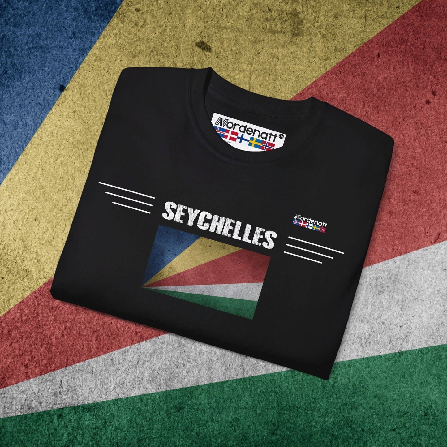 Seychelles Flag Premium Tee - Nordenatt TM