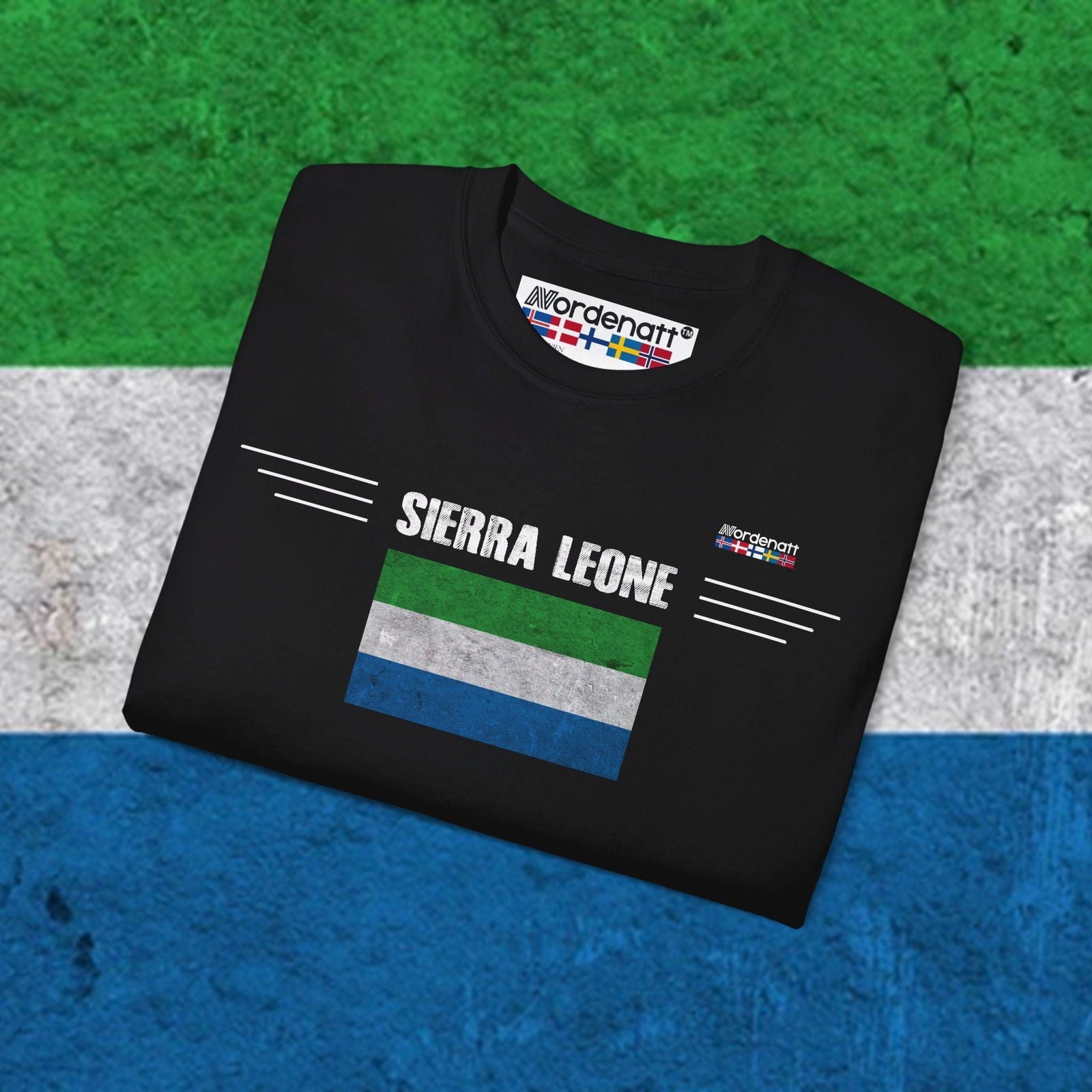 Sierra Leone Heritage Cotton T-Shirt - Nordenatt TM