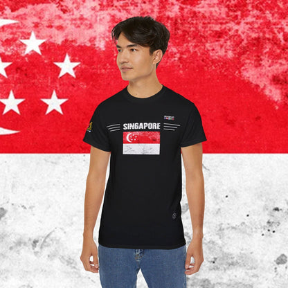 Singapore Soft Cotton Flag T-Shirt - Nordenatt TM