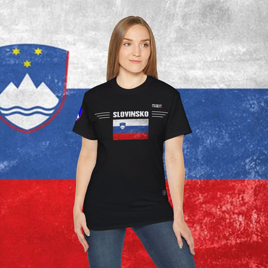 Slovenia Premium Flag Cotton T-Shirt - Nordenatt TM