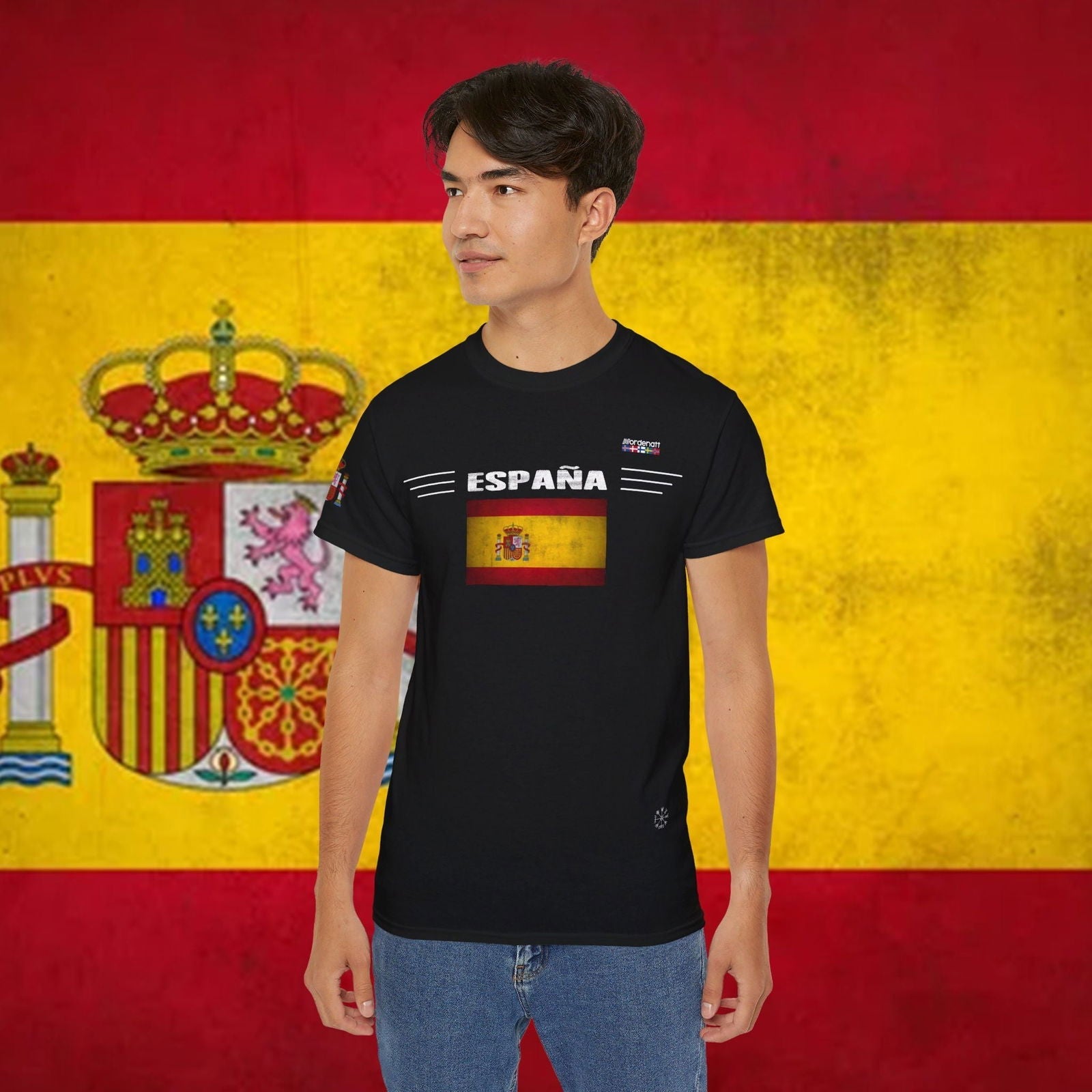 Spain Soft Cotton Flag Tee - Nordenatt TM