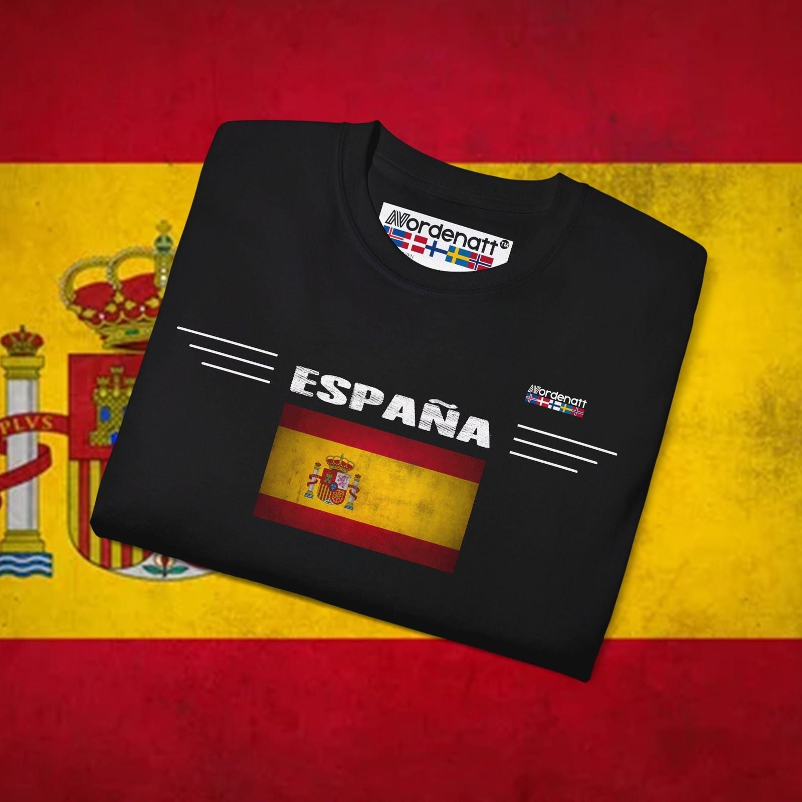 Spain Soft Cotton Flag Tee - Nordenatt TM