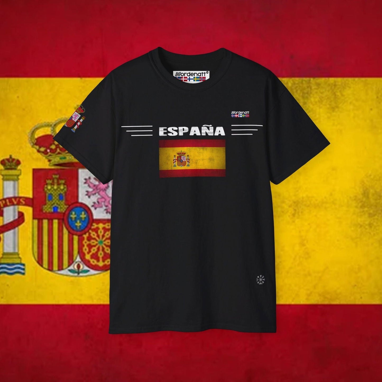 Spain Soft Cotton Flag Tee - Nordenatt TM