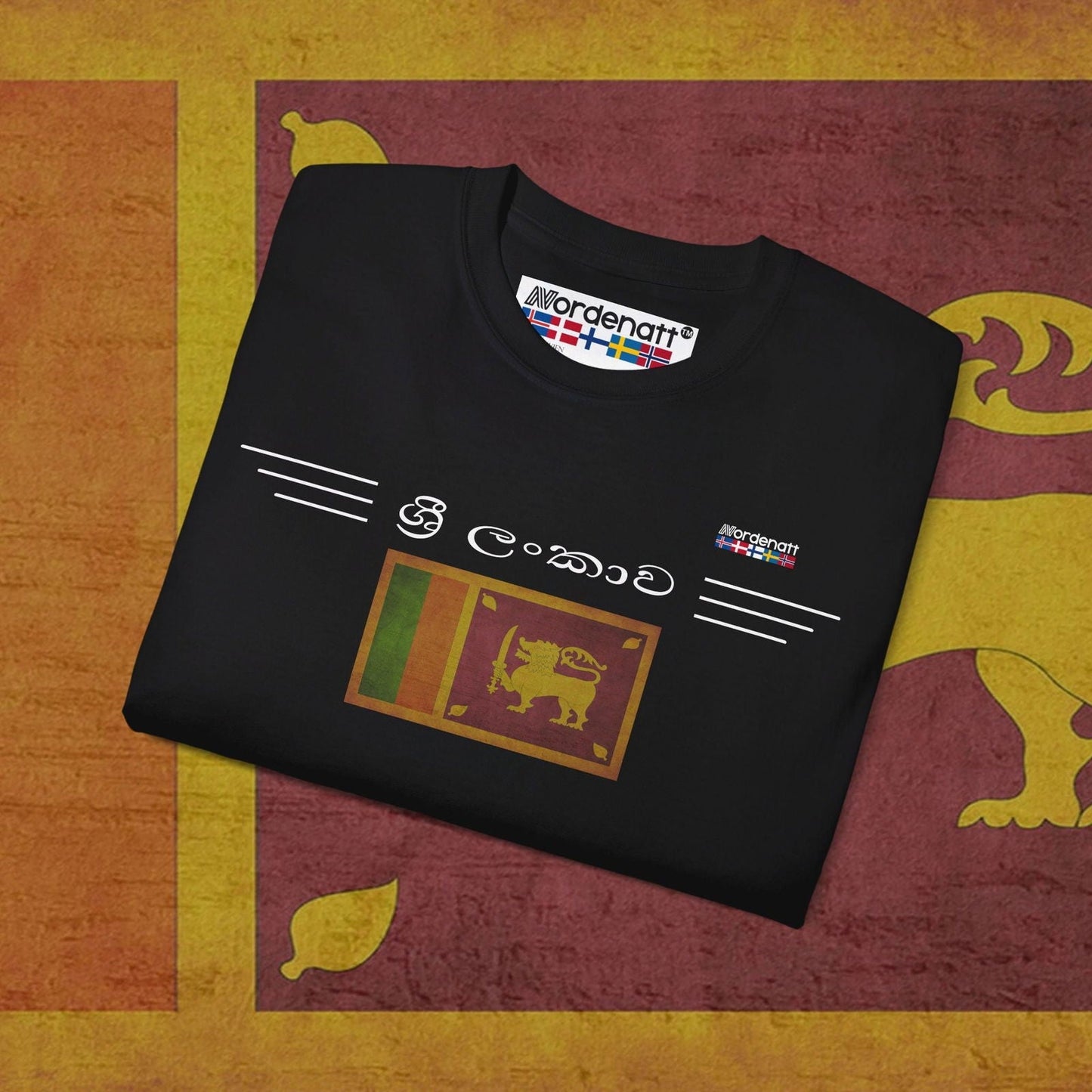 Sri Lanka Heritage Cotton T-Shirt - Nordenatt TM