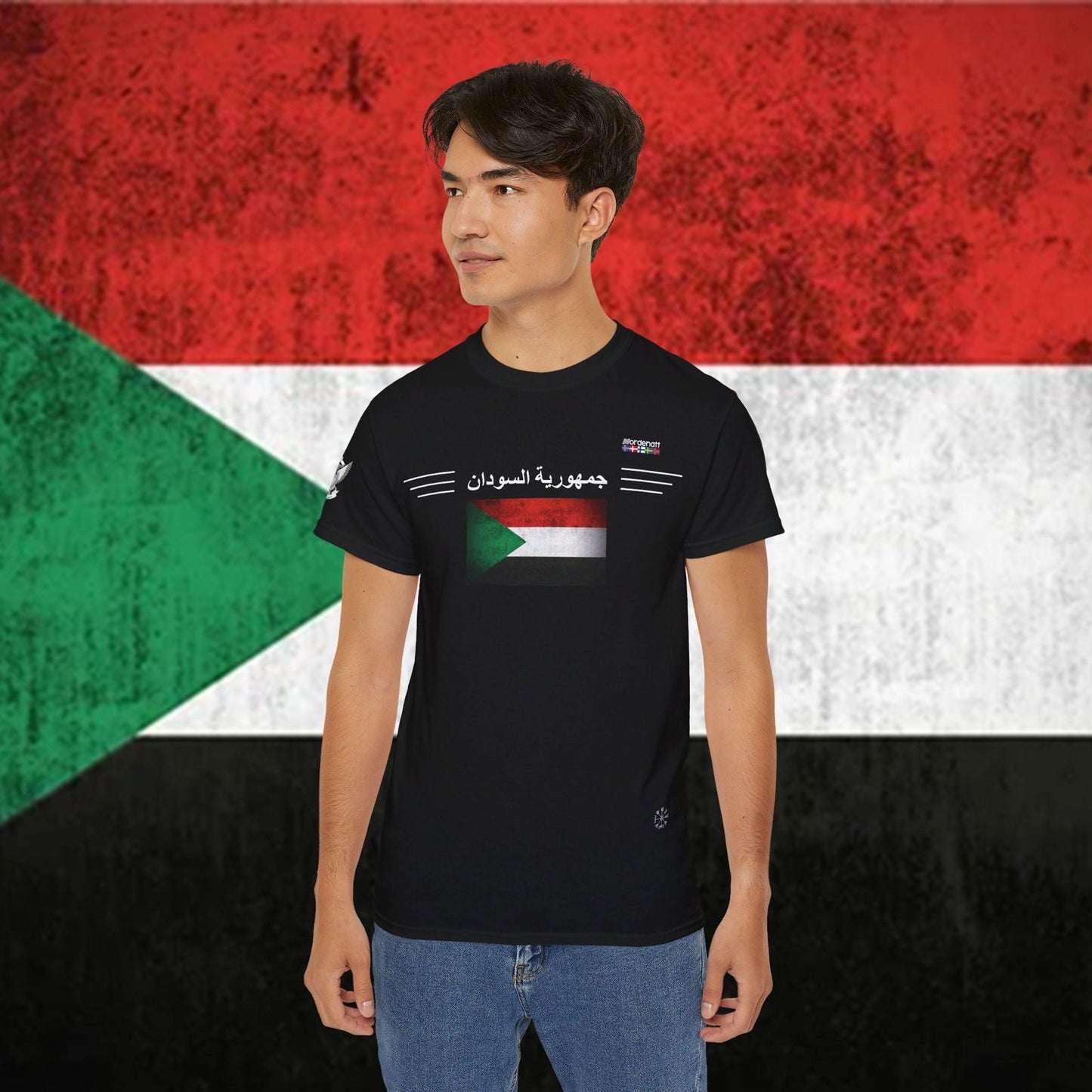 Sudan Premium Flag T-Shirt - Nordenatt TM