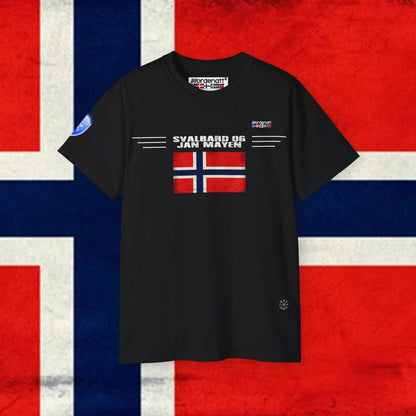 Svalbard and Jan Mayen Flag Cotton T-Shirt - Nordenatt TM