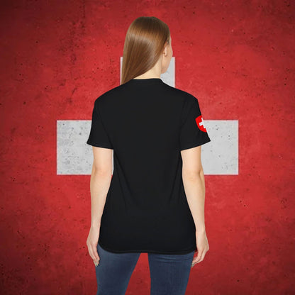 Switzerland Heritage Flag T-Shirt - Nordenatt TM