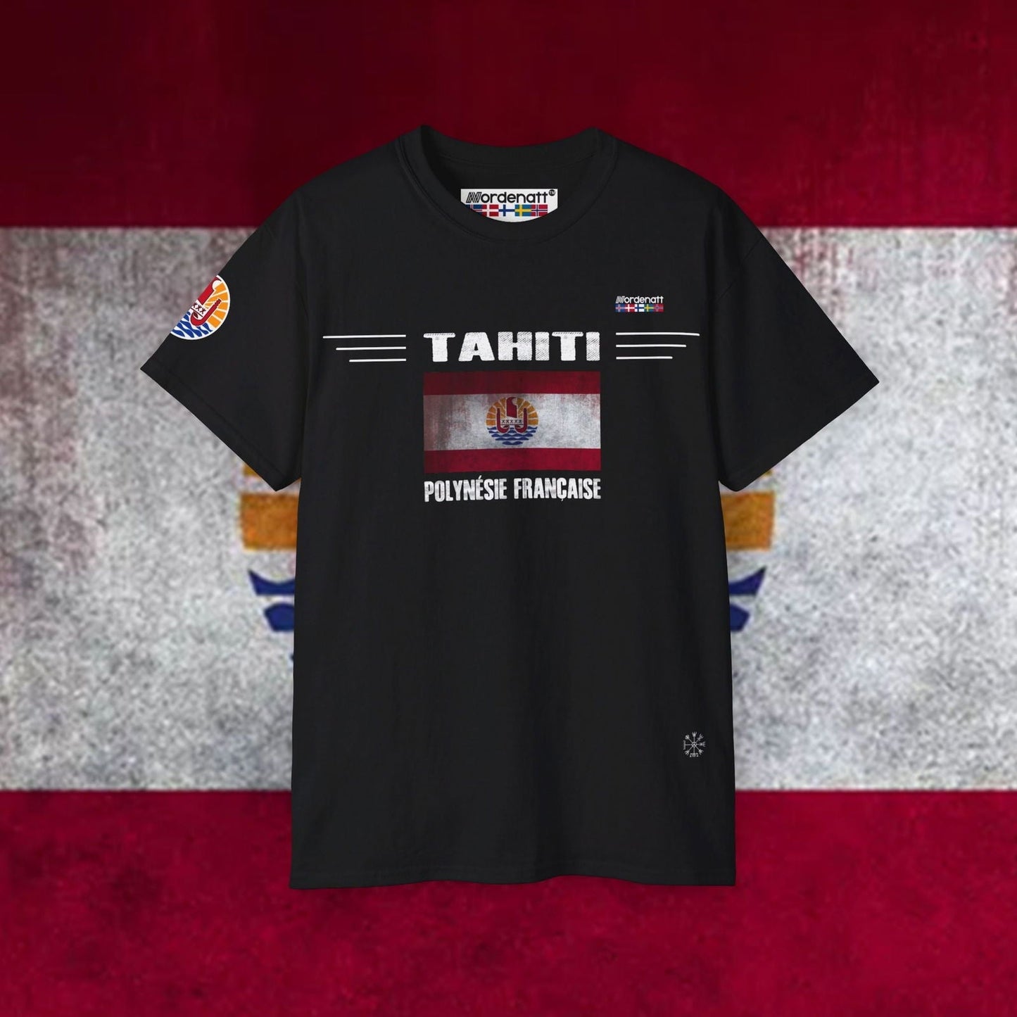 Tahiti French Polynesia Premium Flag T-Shirt - Nordenatt TM