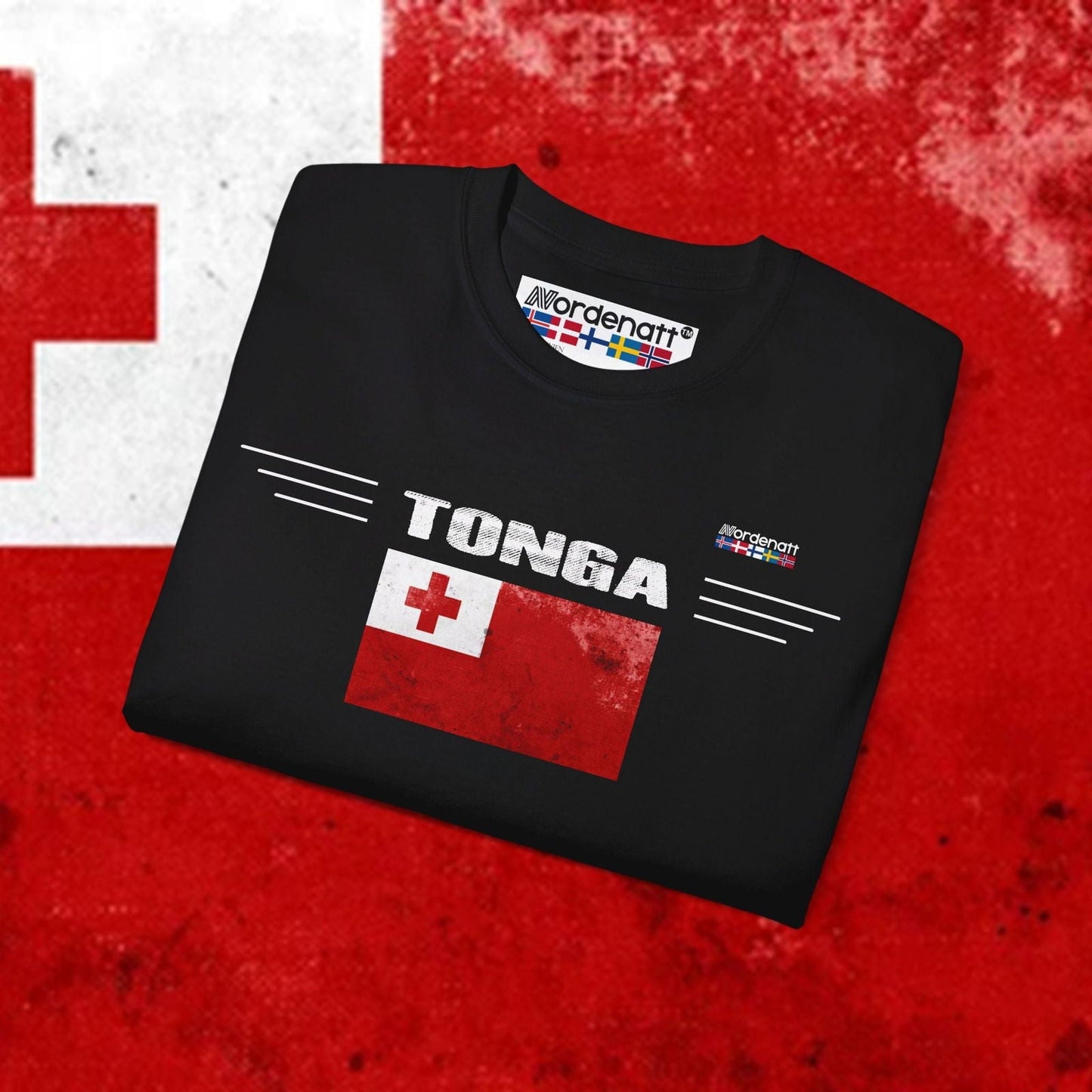 Tonga Heritage Flag Tee - Nordenatt TM