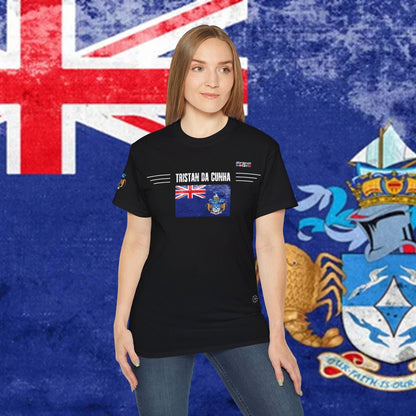 Tristan Da Cunha Soft Cotton Flag T-Shirt - Nordenatt TM