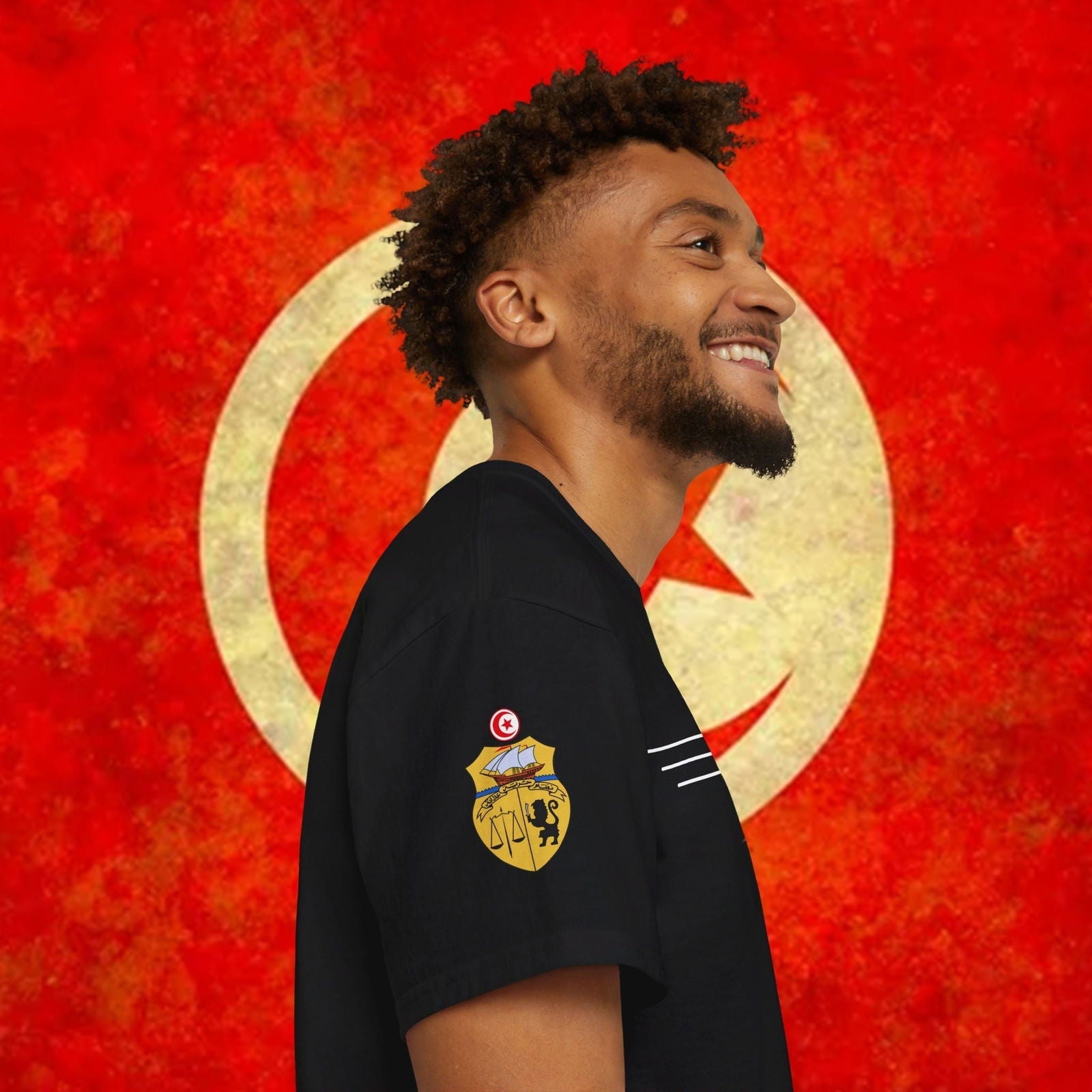 Tunisia Flag Premium Tee - Nordenatt TM