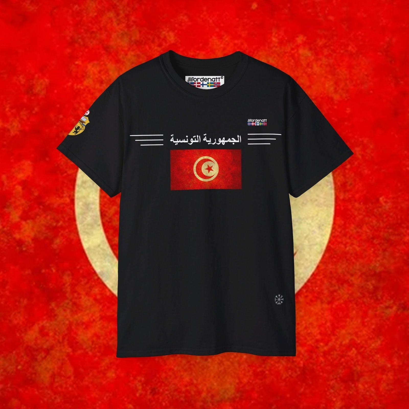 Tunisia Flag Premium Tee - Nordenatt TM