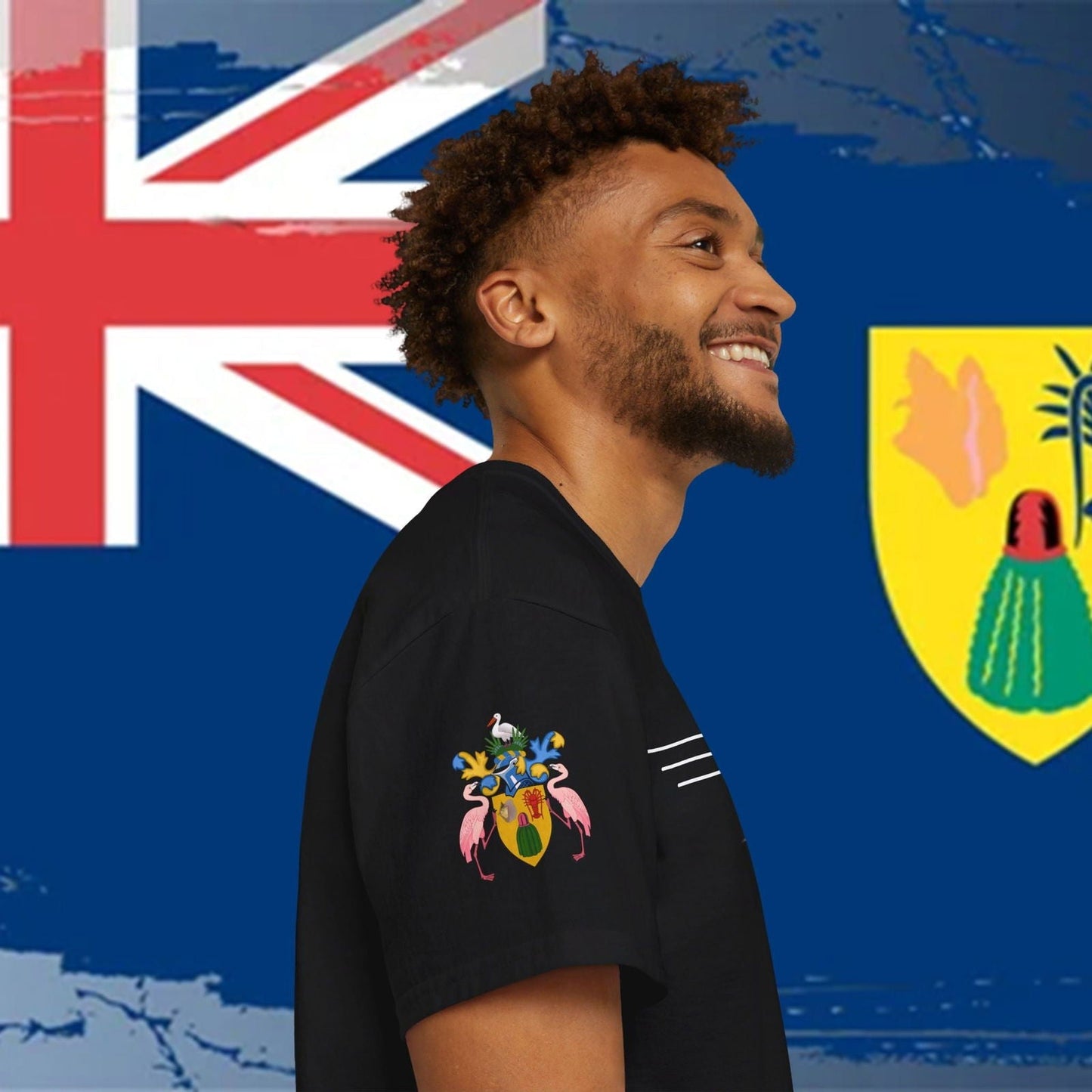 Turks and Caicos Islands Flag Heritage Tee - Nordenatt TM