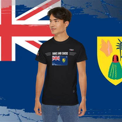 Turks and Caicos Islands Flag Heritage Tee - Nordenatt TM