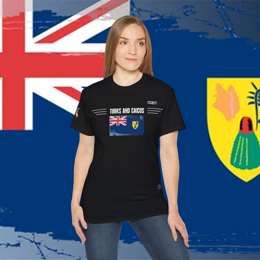 Turks and Caicos Islands Flag Heritage Tee - Nordenatt TM