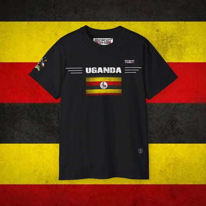 Uganda Flag Premium Cotton Tee - Nordenatt TM