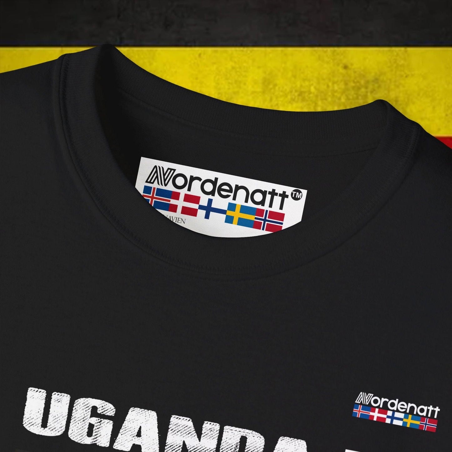 Uganda Flag Premium Cotton Tee - Nordenatt TM