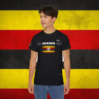 Uganda Flag Premium Cotton Tee - Nordenatt TM