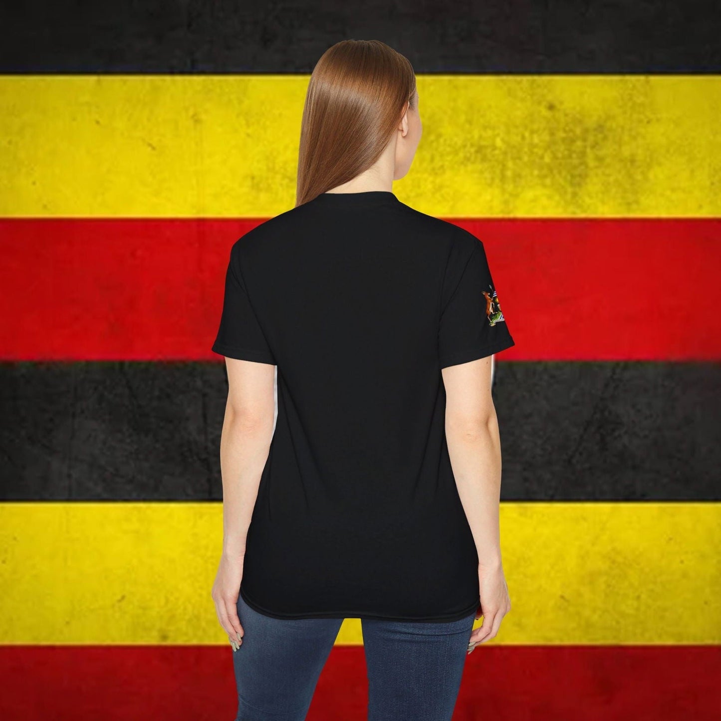 Uganda Flag Premium Cotton Tee - Nordenatt TM