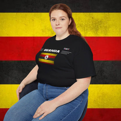 Uganda Flag Premium Cotton Tee - Nordenatt TM