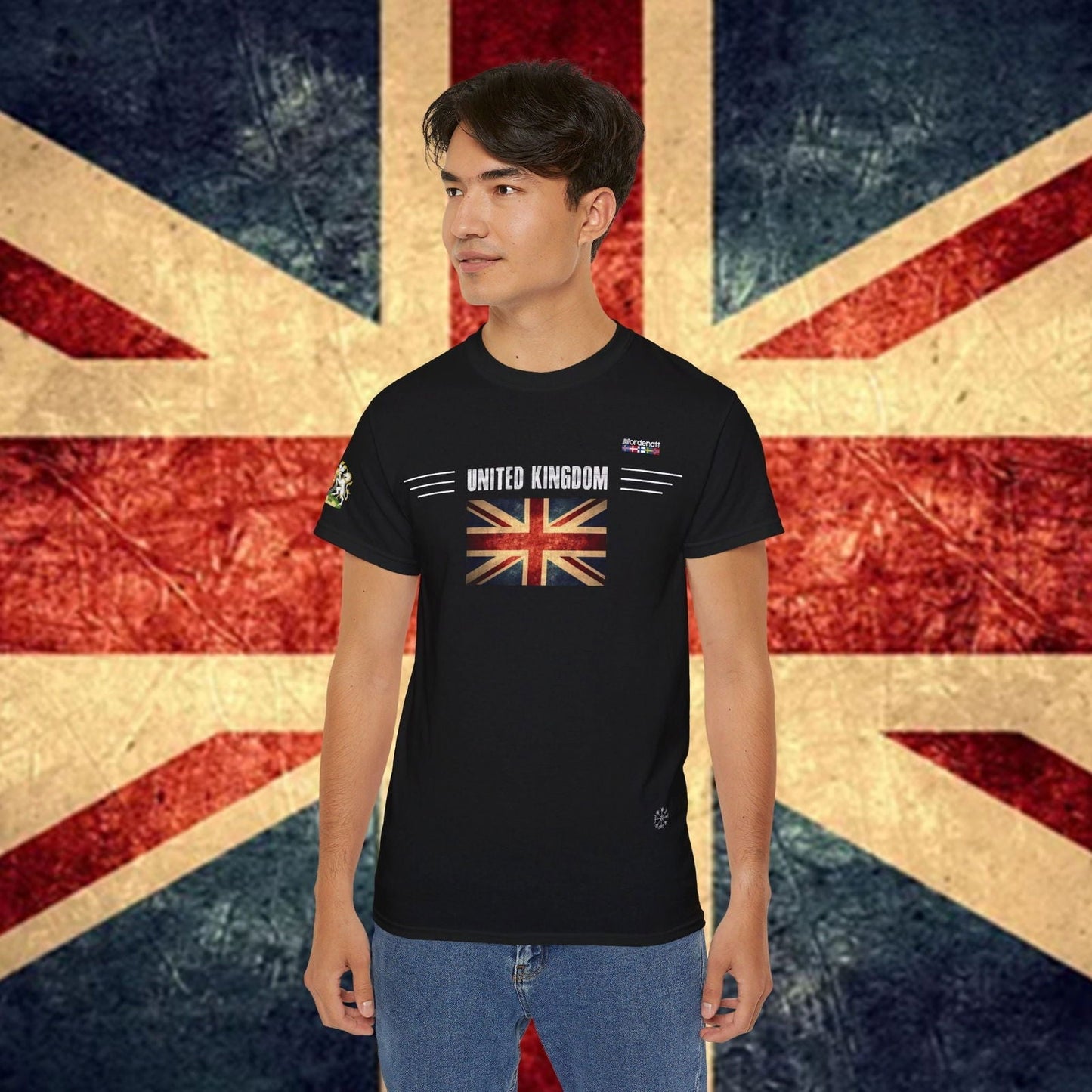 United Kingdom Premium Flag Cotton T-Shirt - Nordenatt TM