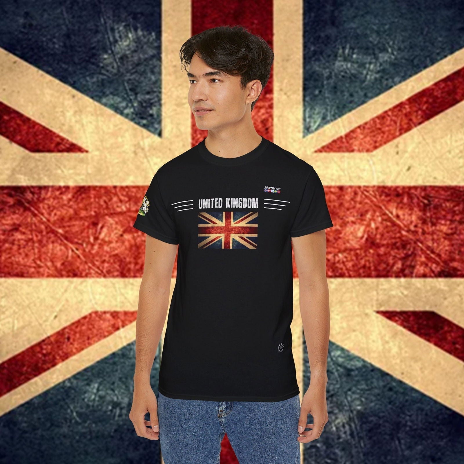 United Kingdom Premium Flag Cotton T-Shirt - Nordenatt TM