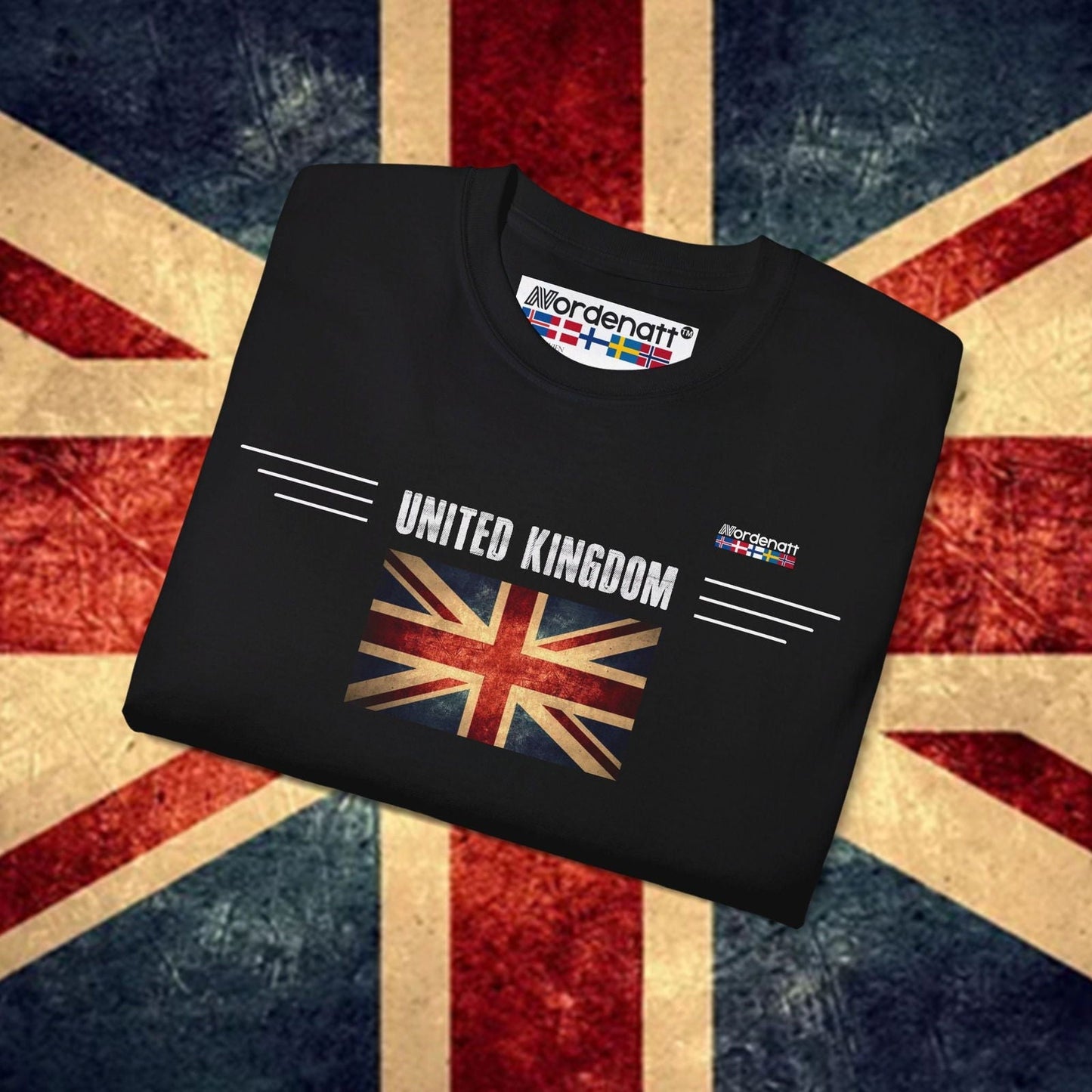 United Kingdom Premium Flag Cotton T-Shirt - Nordenatt TM