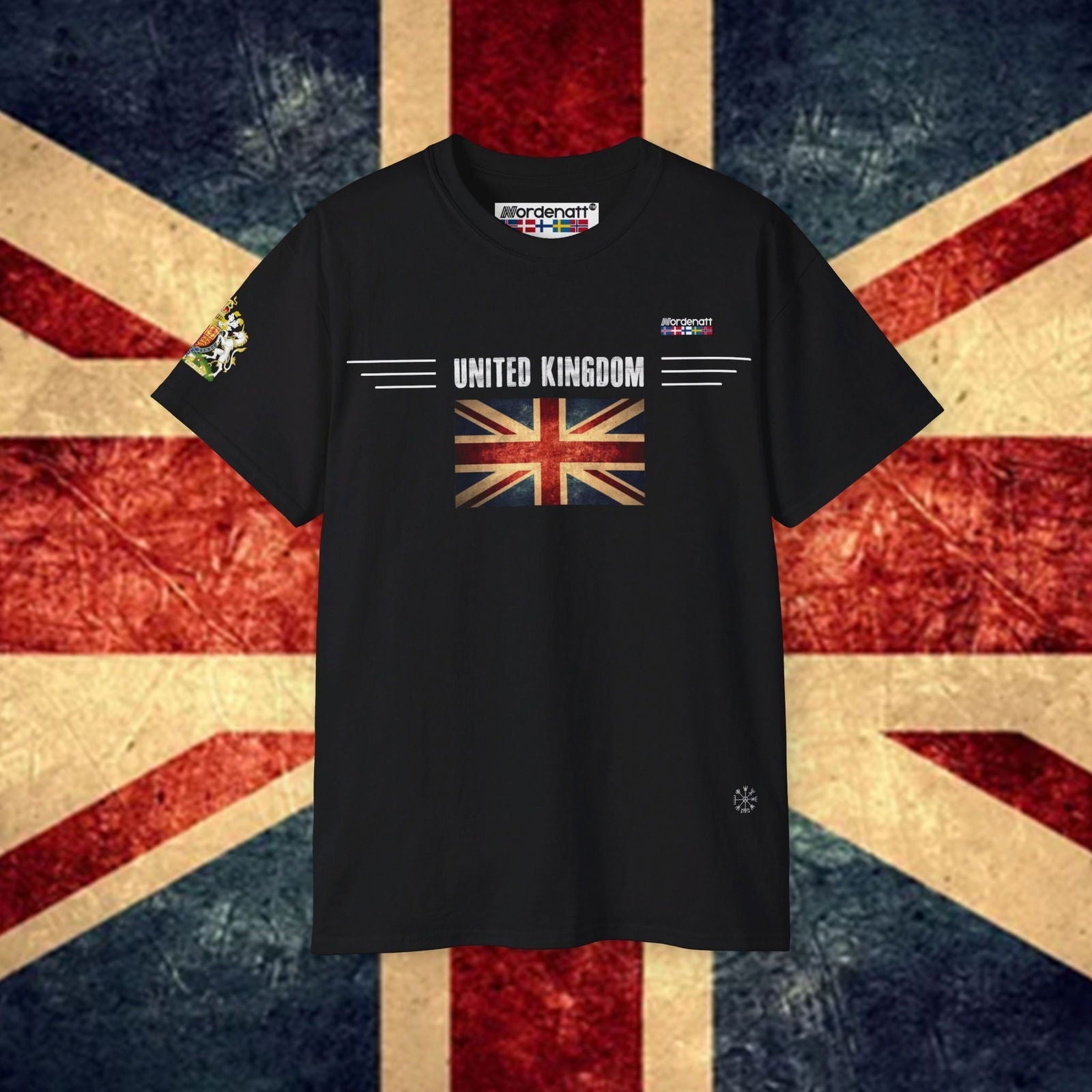 United Kingdom Premium Flag Cotton T-Shirt - Nordenatt TM