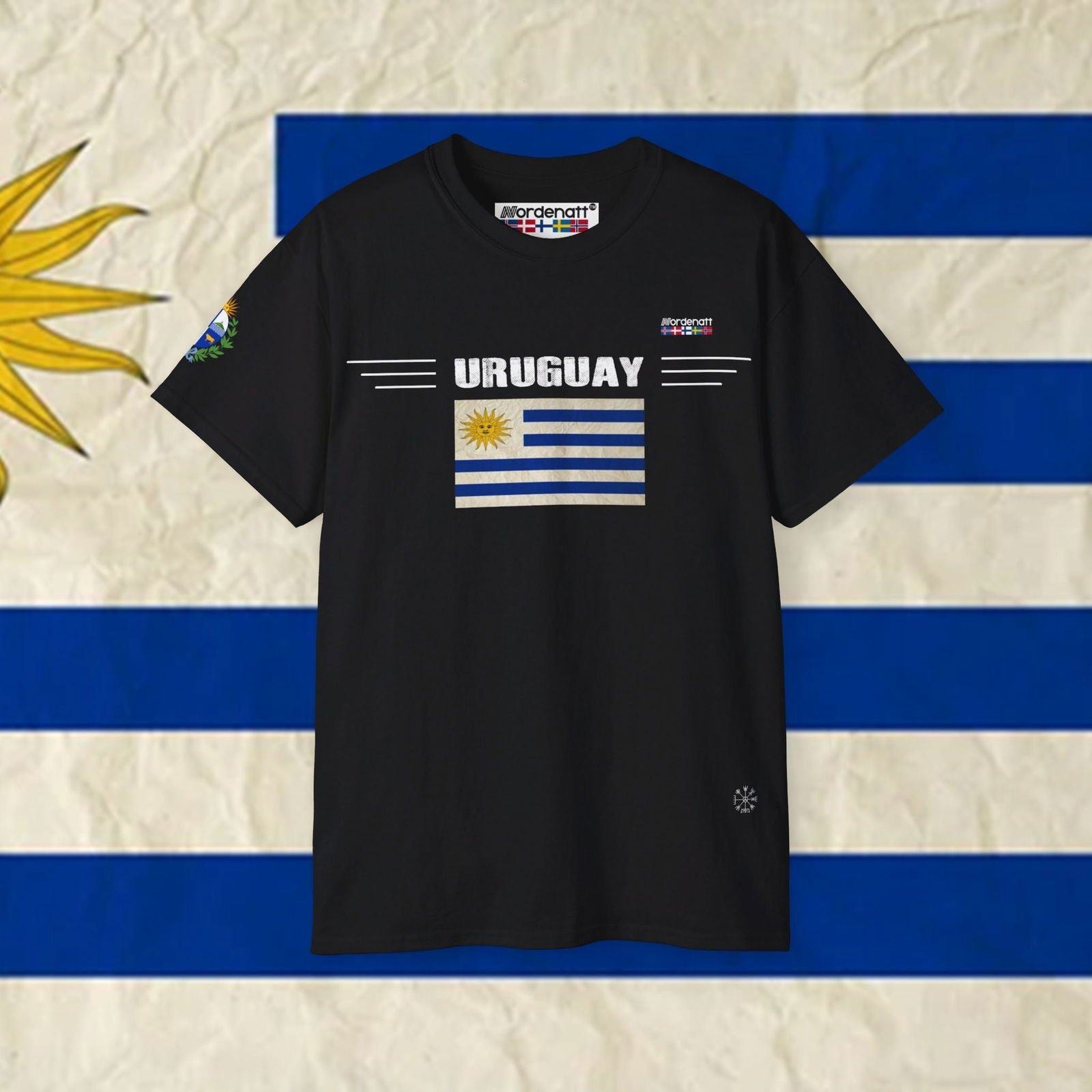 Uruguay Soft Cotton Heritage Tee - Nordenatt TM