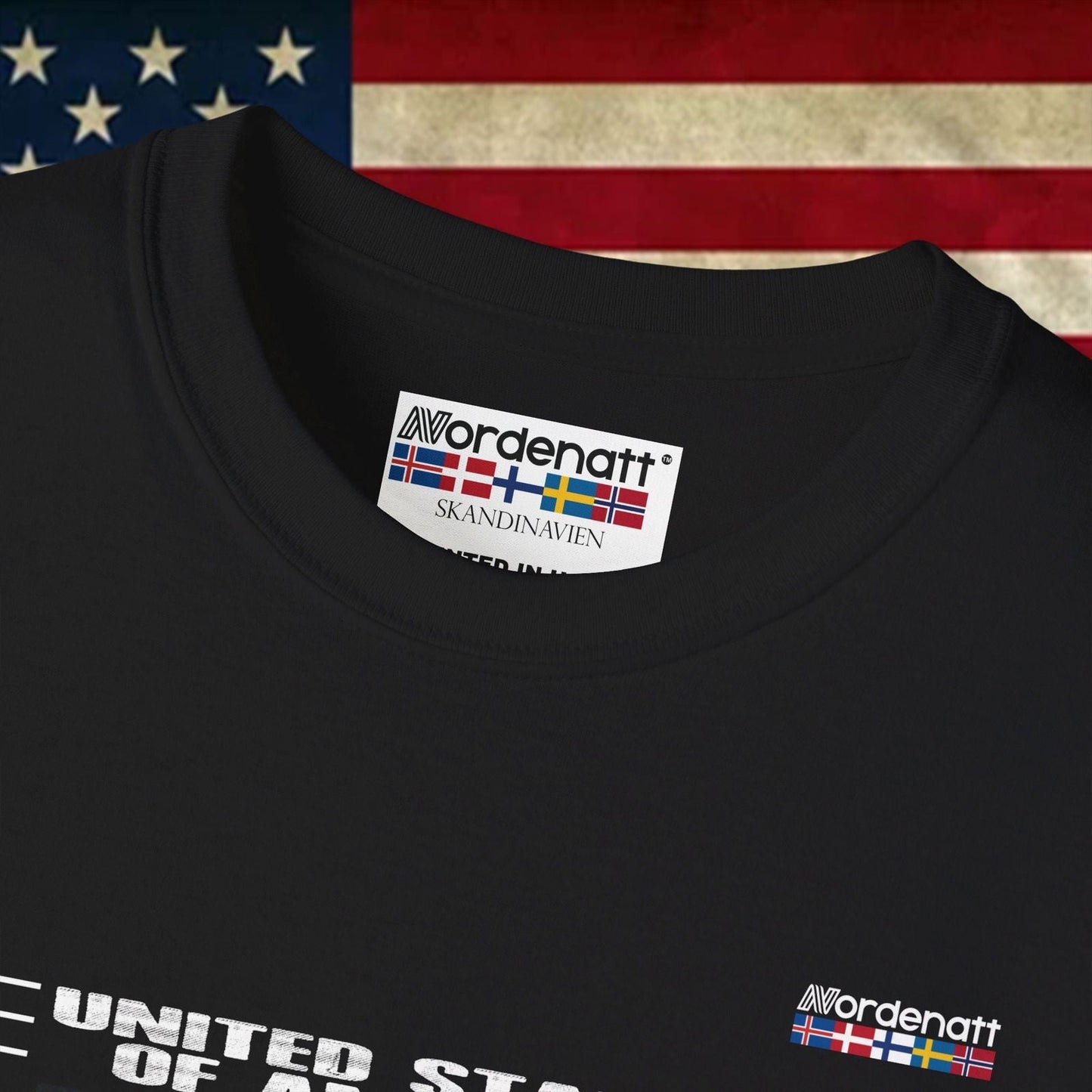 USA Premium Flag Cotton T-Shirt - Nordenatt TM