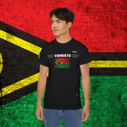 Vanuatu Soft Cotton Flag T-Shirt - Nordenatt TM