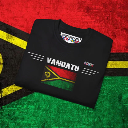 Vanuatu Soft Cotton Flag T-Shirt - Nordenatt TM