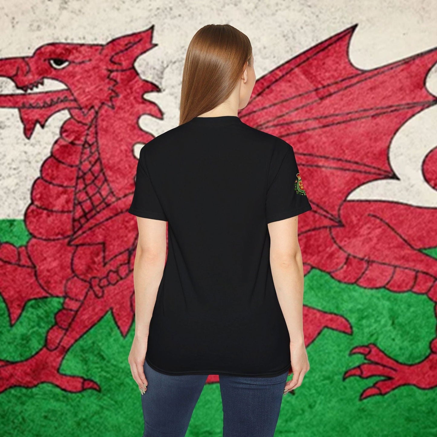 Wales Flag Premium Cotton Tee - Nordenatt TM